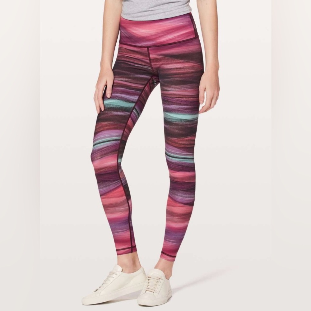 [Lululemon] Wunder Under Hi-Rise Tight Central Saint Martins Nulux 28" Sz: 6 - Picture 5 of 9